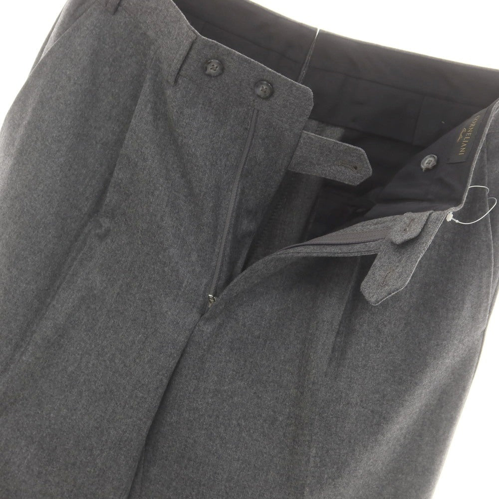 【中古】コルネリアーニ CORNELIANI ウール ドレススラックスパンツ グレー【 46 】【 状態ランクA 】【 メンズ 】