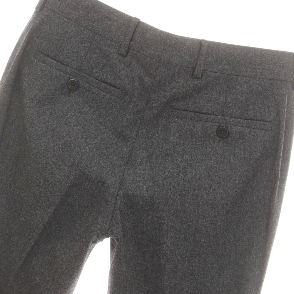 【中古】エルメス HERMES ウール ドレススラックスパンツ グレー【 38 】【 状態ランクB 】【 メンズ 】