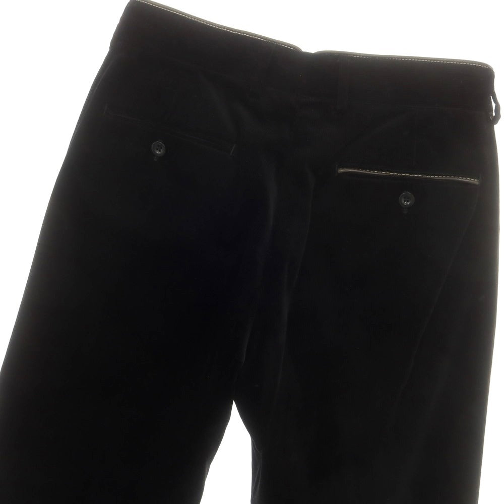 【中古】エルメス HERMES ストレッチコーデュロイ コーデュロイパンツ ブラック【 48 】【 状態ランクC 】【 メンズ 】