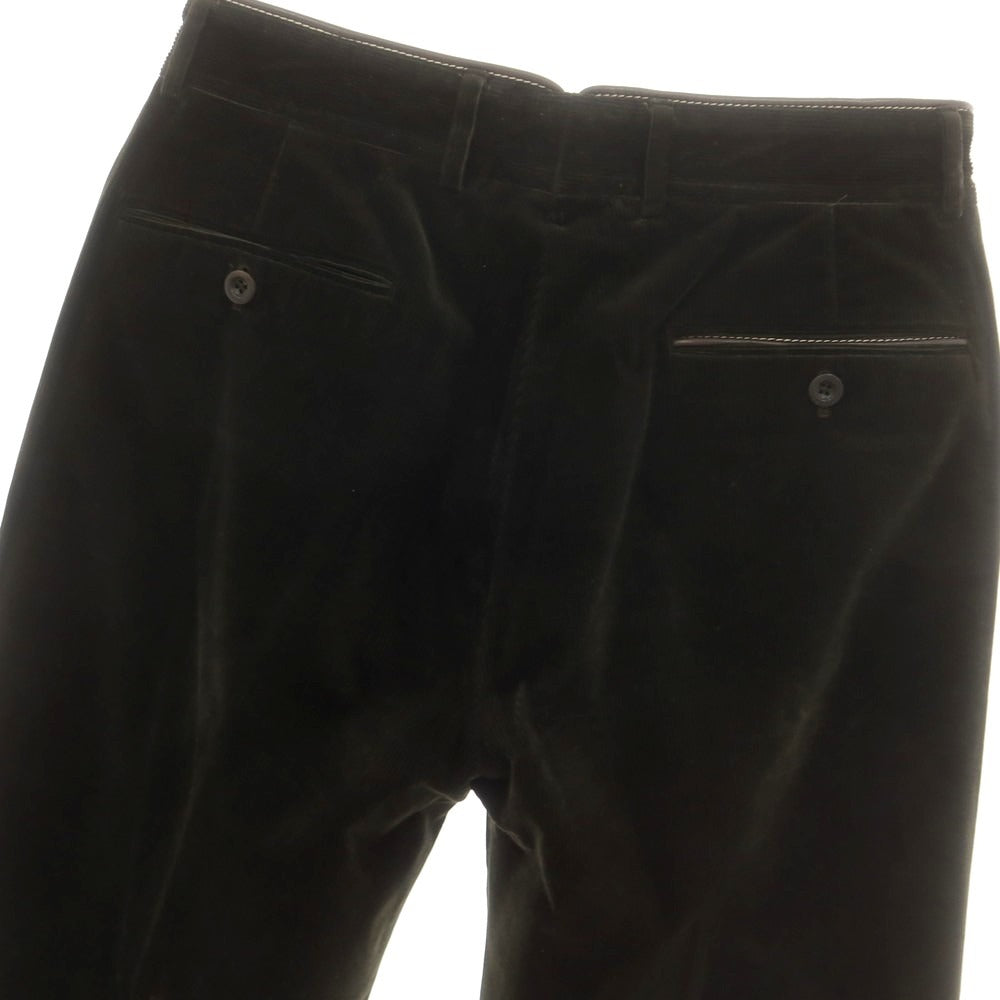 【中古】エルメス HERMES ストレッチコーデュロイ コーデュロイパンツ ダークオリーブ【 48 】【 状態ランクC 】【 メンズ 】