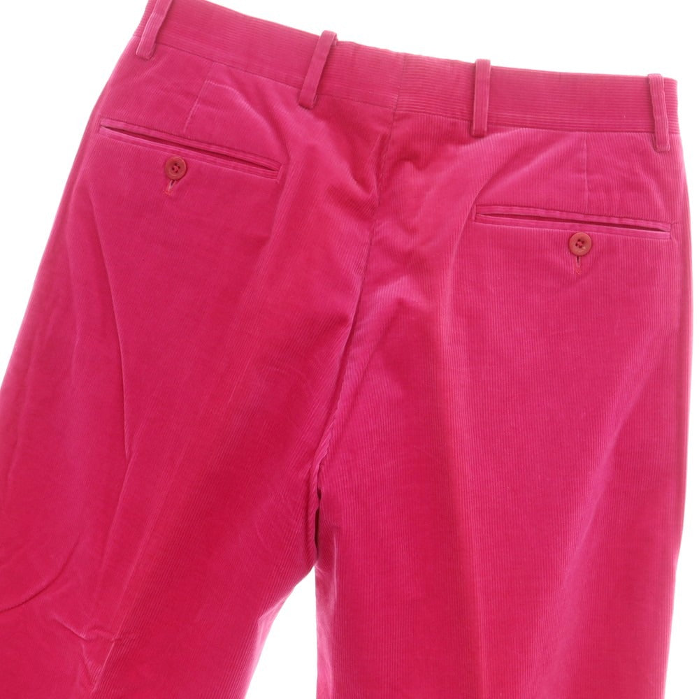【中古】エルメス HERMES ストレッチコーデュロイ コーデュロイパンツ ショッキングピンク【 48 】【 状態ランクC 】【 メンズ 】