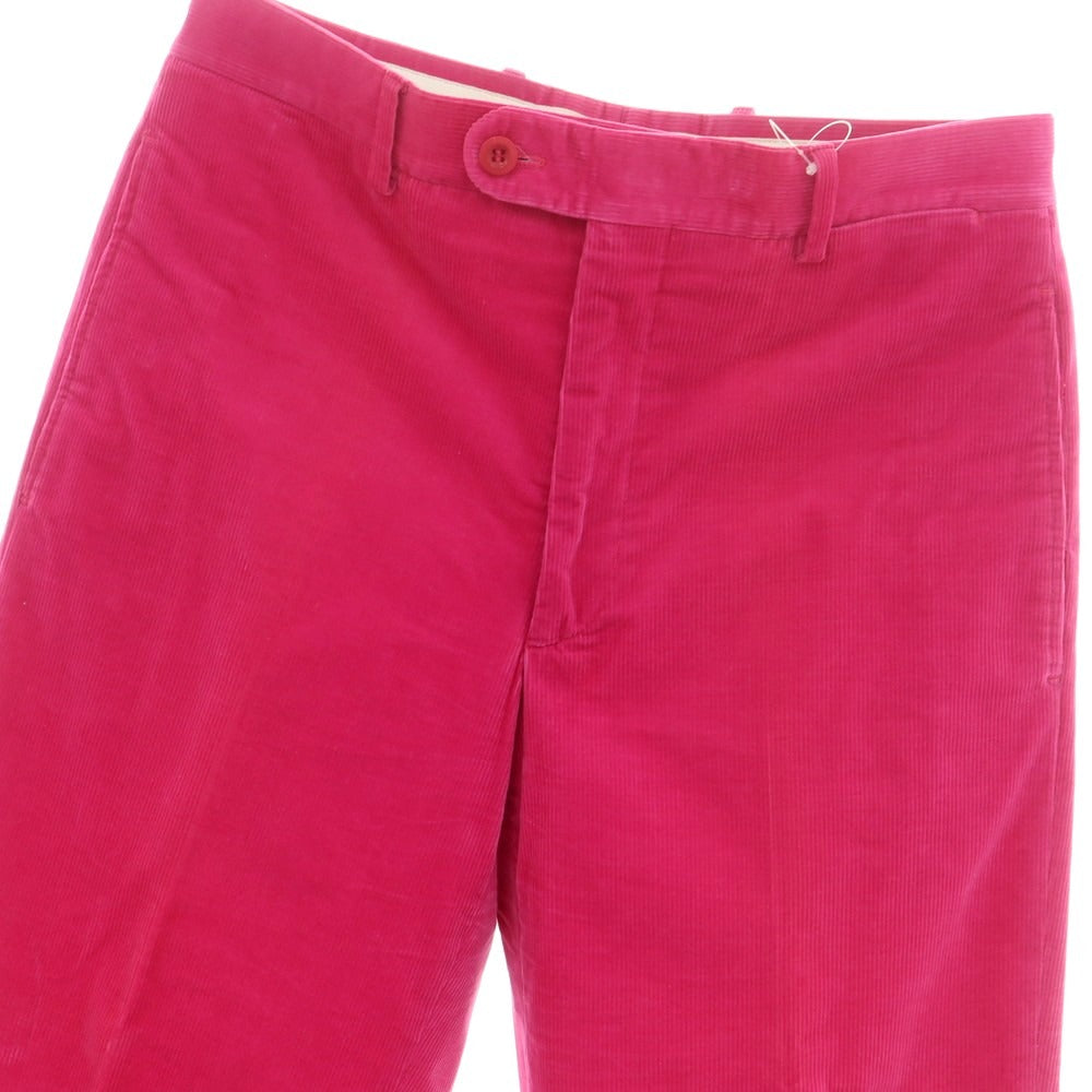 【中古】エルメス HERMES ストレッチコーデュロイ コーデュロイパンツ ショッキングピンク【 48 】【 状態ランクC 】【 メンズ 】