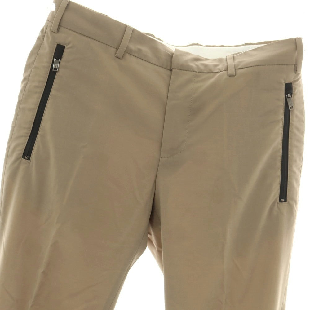 【中古】ピーティートリノ PT TORINO LAMDA ストレッチ ウールナイロン カジュアルスラックスパンツ ダークベージュ【 48 】【 状態ランクA 】【 メンズ 】