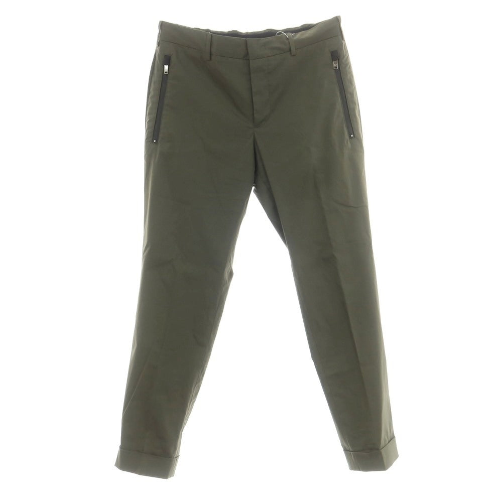 【中古】ピーティートリノ PT TORINO LAMDA ストレッチ コットンナイロン カジュアルスラックスパンツ オリーブ【 48 】【 状態ランクA 】【 メンズ 】