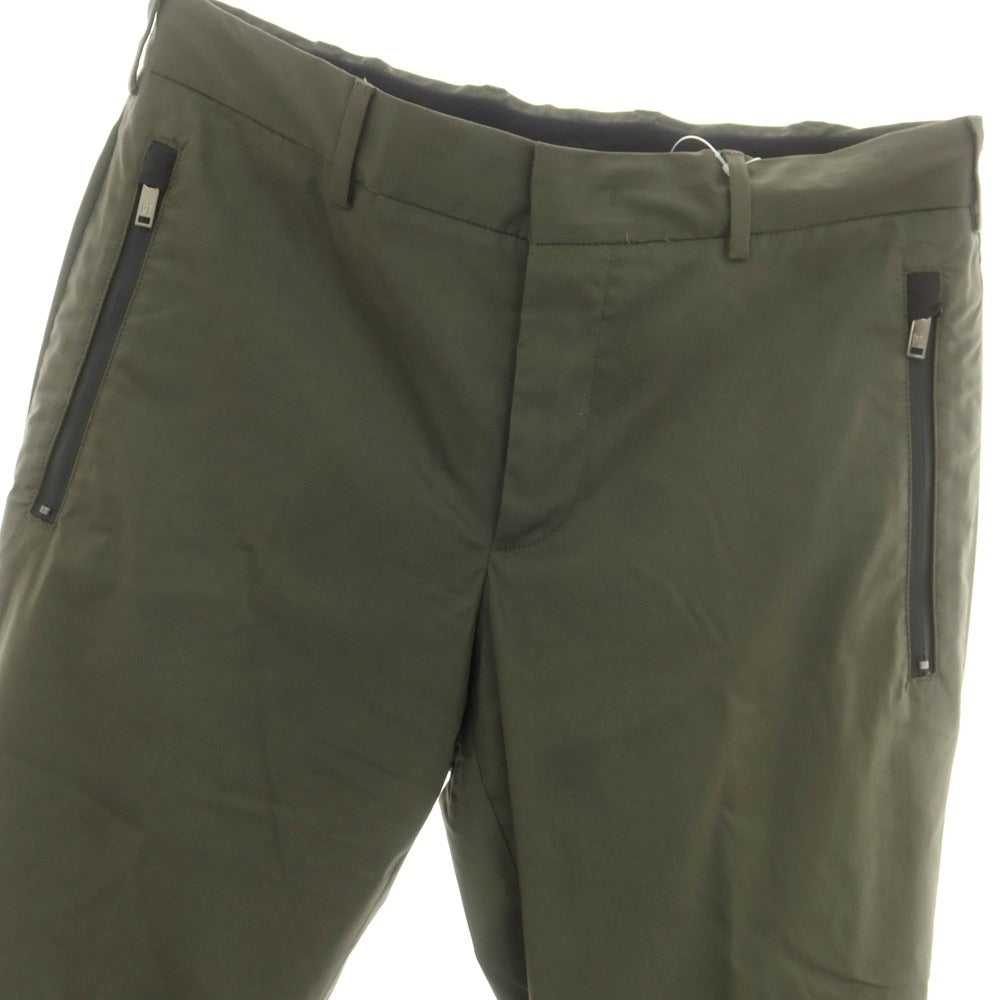 【中古】ピーティートリノ PT TORINO LAMDA ストレッチ コットンナイロン カジュアルスラックスパンツ オリーブ【 48 】【 状態ランクA 】【 メンズ 】