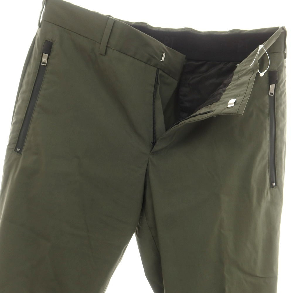 【中古】ピーティートリノ PT TORINO LAMDA ストレッチ コットンナイロン カジュアルスラックスパンツ オリーブ【 48 】【 状態ランクA 】【 メンズ 】