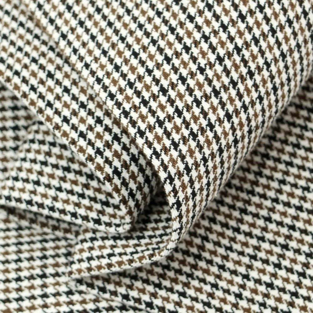 【中古】ピーティートリノ PT TORINO THE REPORTER コットン ガンクラブチェック カジュアルスラックスパンツ ホワイトxブラウン【 46 】【 状態ランクA 】【 メンズ 】