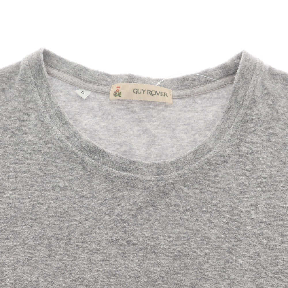 【中古】ギローバー GUY ROVER コットン パイル クルーネック ポケット 半袖Tシャツ グレー【 S 】【 状態ランクB 】【 メンズ 】