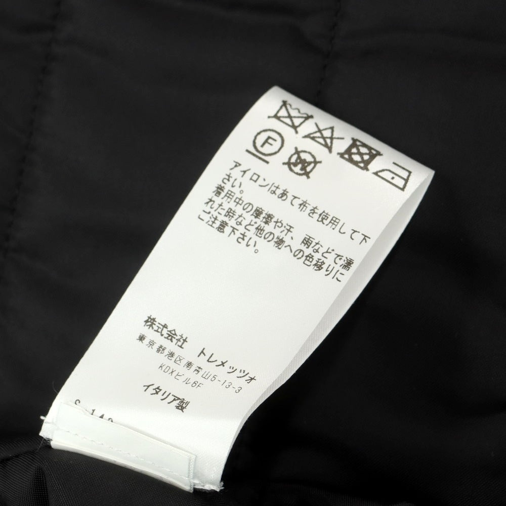 【中古】バグッタ Bagutta オーバーサイズ 中綿 デニムジャケット ブラック【 S 】【 状態ランクA 】【 メンズ 】