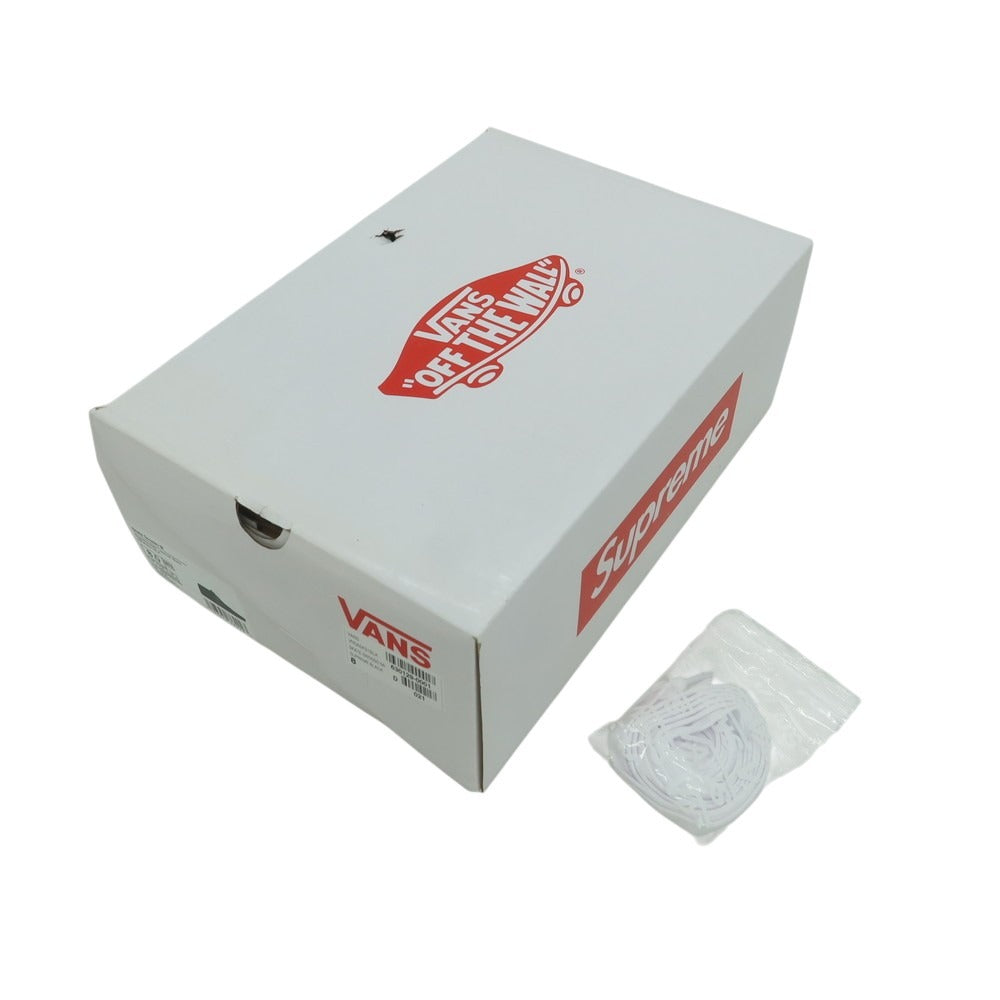 【中古】【未使用】シュプリーム Supreme × Nate Lowman VANS 2025年春夏 Skate Grosso Mid スニーカー ブラック【 26 】【 状態ランクS 】【 メンズ 】