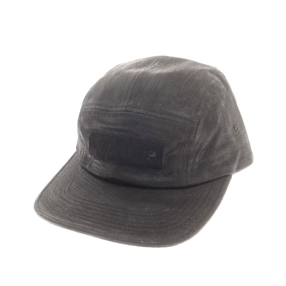 【中古】シュプリーム Supreme 2024年春夏 MM6 Maison Margiela Painted Camp Cap キャンプキャップ ブラック【 ONE SIZE(58cm) 】【 状態ランクA 】【 メンズ 】