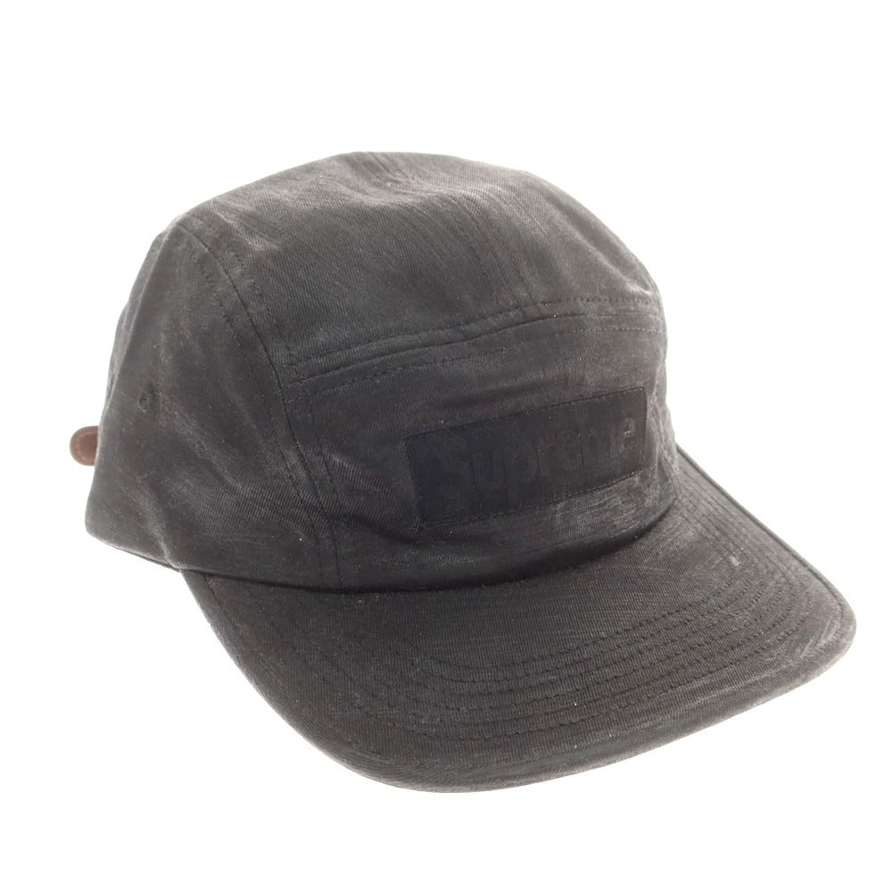【中古】シュプリーム Supreme 2024年春夏 MM6 Maison Margiela Painted Camp Cap キャンプキャップ ブラック【 ONE SIZE(58cm) 】【 状態ランクA 】【 メンズ 】