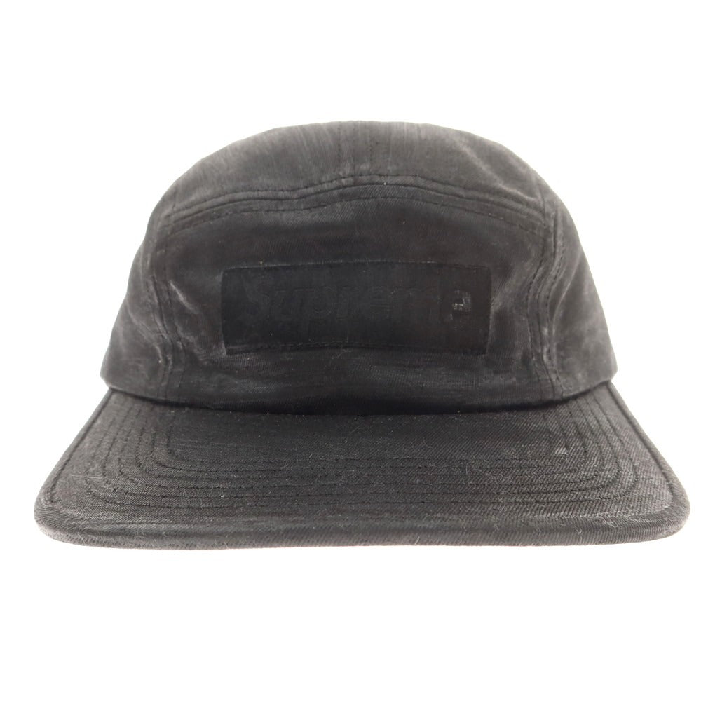 【中古】シュプリーム Supreme 2024年春夏 MM6 Maison Margiela Painted Camp Cap キャンプキャップ ブラック【 ONE SIZE(58cm) 】【 状態ランクA 】【 メンズ 】