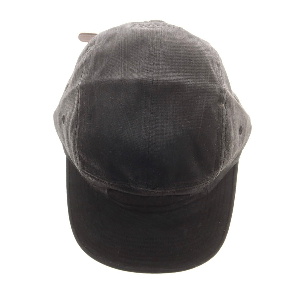 【中古】シュプリーム Supreme 2024年春夏 MM6 Maison Margiela Painted Camp Cap キャンプキャップ ブラック【 ONE SIZE(58cm) 】【 状態ランクA 】【 メンズ 】