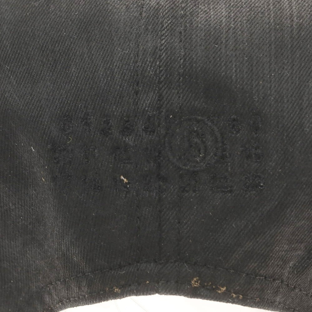 【中古】シュプリーム Supreme 2024年春夏 MM6 Maison Margiela Painted Camp Cap キャンプキャップ ブラック【 ONE SIZE(58cm) 】【 状態ランクA 】【 メンズ 】