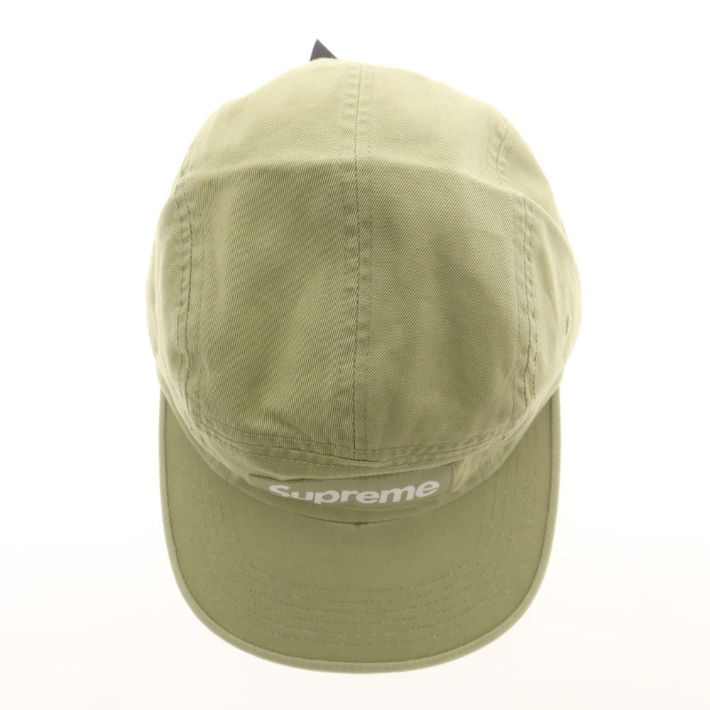 【中古】シュプリーム Supreme 2024年春夏 Washed Chino Twill Camp Cap キャンプキャップ ライトグリーン【 ONE SIZE(58cm) 】【 状態ランクB 】【 メンズ 】