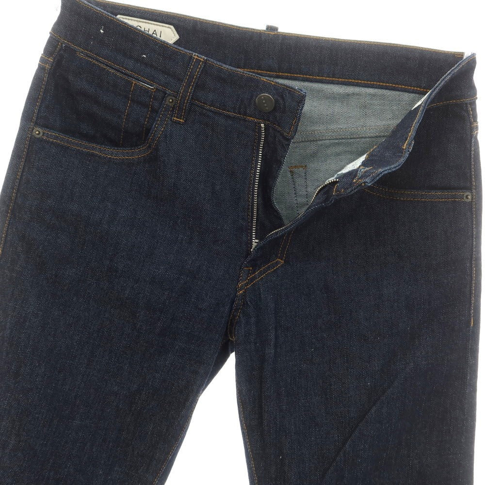 【中古】イカイ YCHAI ストレッチ コットン ジーンズ デニムパンツ ネイビー【 32 】【 状態ランクB 】【 メンズ 】