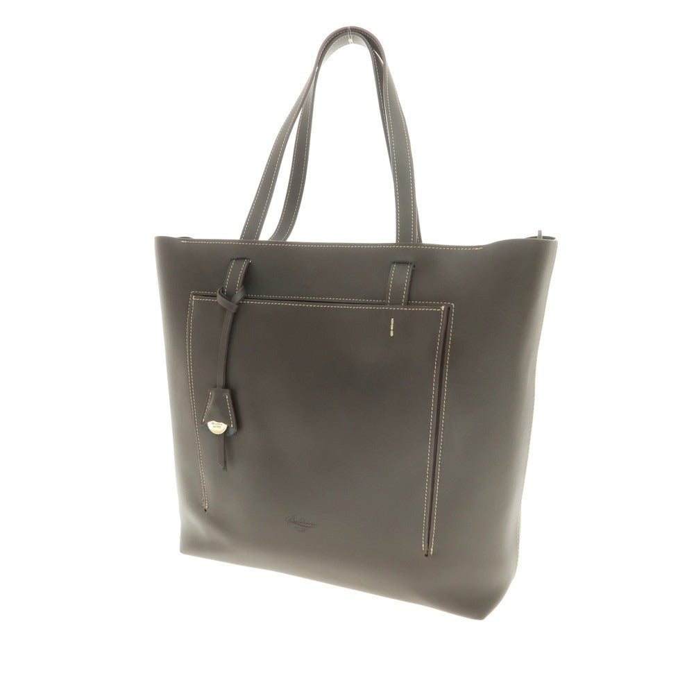 【新品アウトレット】ボルドリーニ セレリア BOLDRINI SELLERIA 7538 レザー トートバッグ グレイッシュダークブラウン【 状態ランクN- 】【 メンズ 】