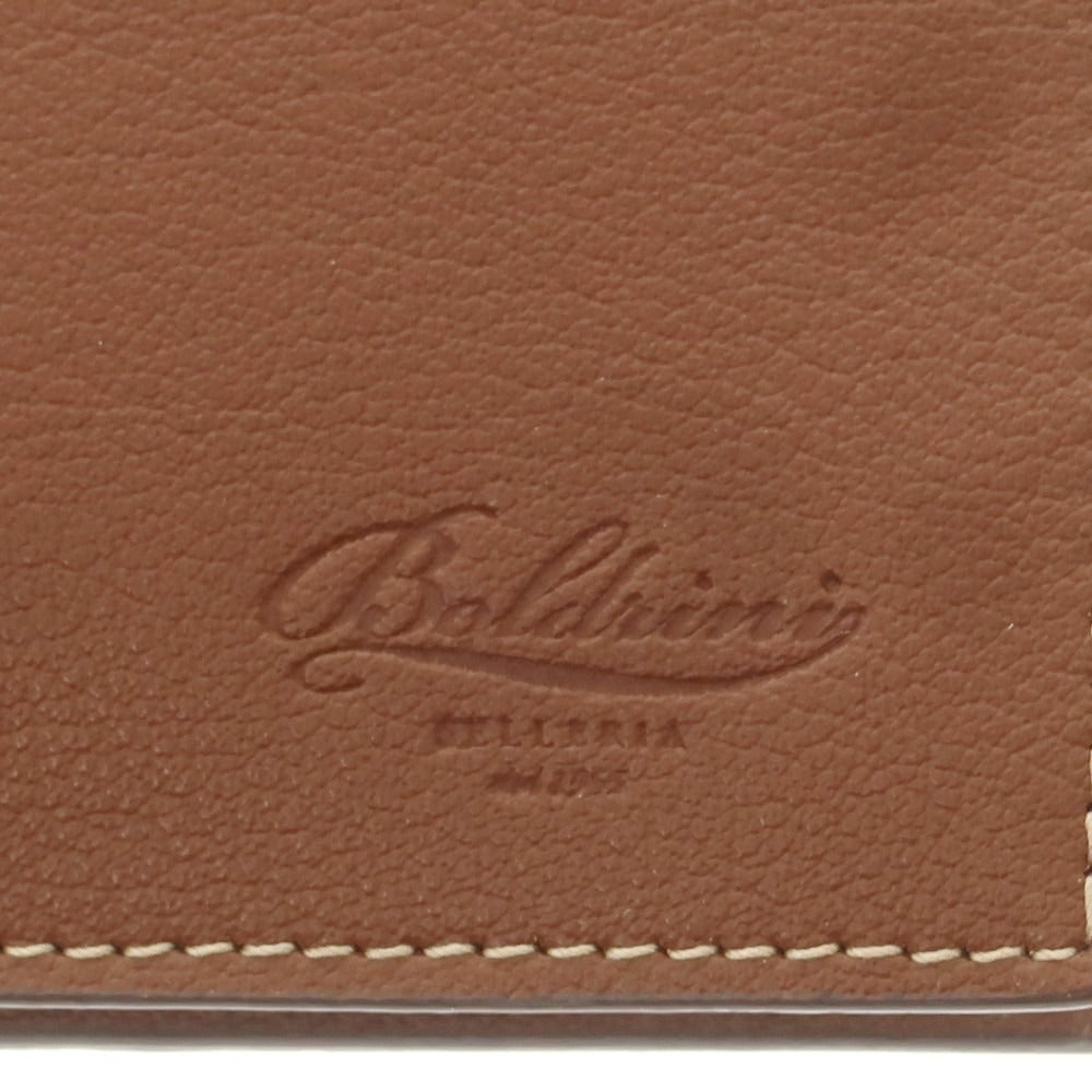【新品】ボルドリーニ セレリア BOLDRINI SELLERIA 283 ベジタブルタンニンレザー 二つ折り財布 ブラウン【 状態ランクN 】【 メンズ 】