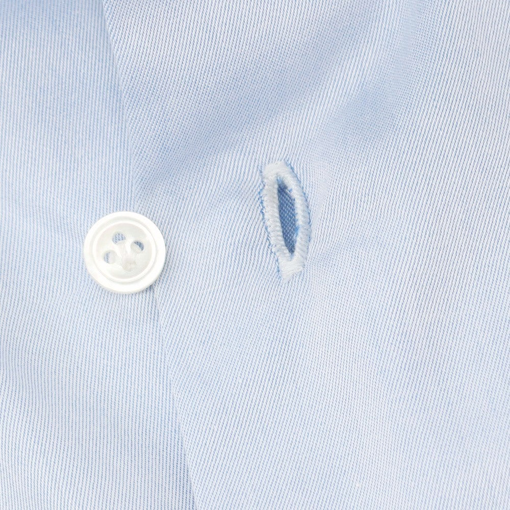 【新品】チリエッロ CIRIELLO コットン ボタンダウン ドレスシャツ ライトブルー【 38 】【 状態ランクN 】【 メンズ 】