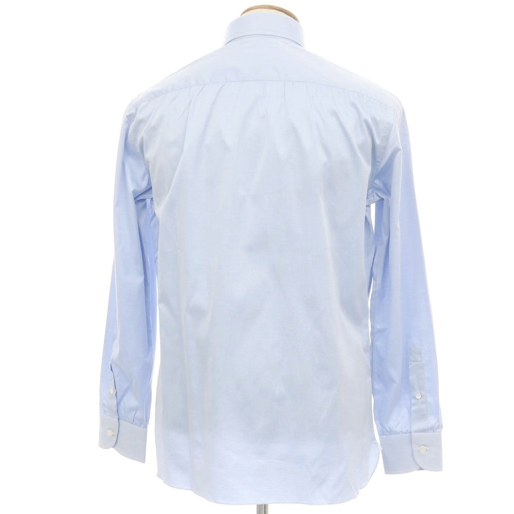 【新品】チリエッロ CIRIELLO コットン ボタンダウン ドレスシャツ ライトブルー【 40 】【 状態ランクN 】【 メンズ 】