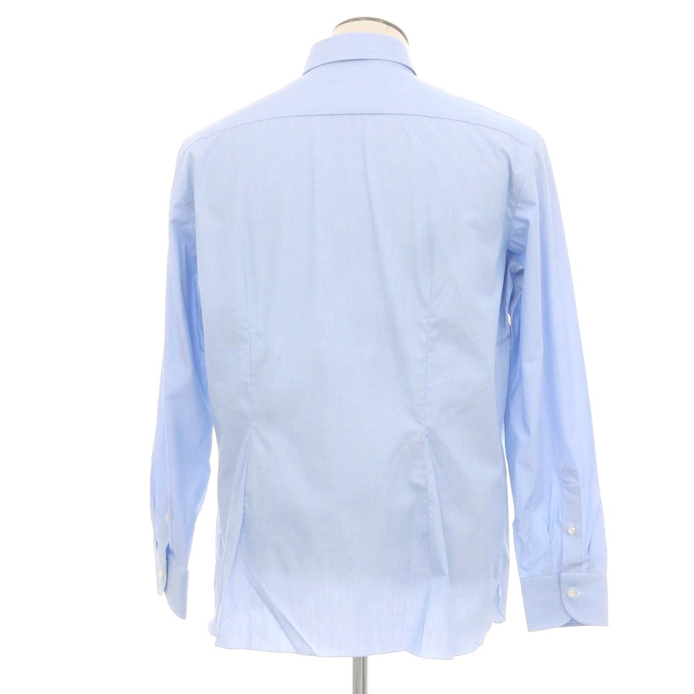 【新品】チリエッロ CIRIELLO コットン ラウンドカラー ドレスシャツ ライトブルー【 44 】【 状態ランクN 】【 メンズ 】