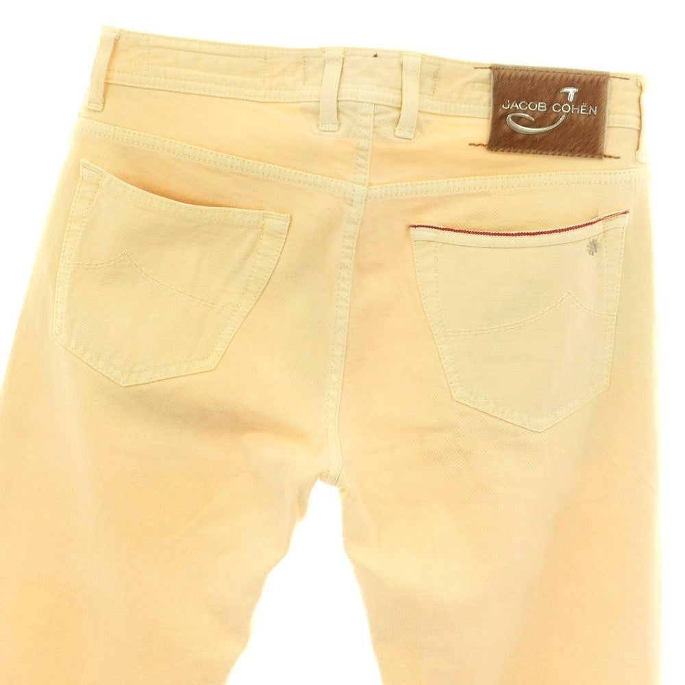 【中古】ヤコブコーエン JACOB COHEN J688 ストレッチ コットン デニムパンツ イエロー【 33 】【 状態ランクC 】【 メンズ 】