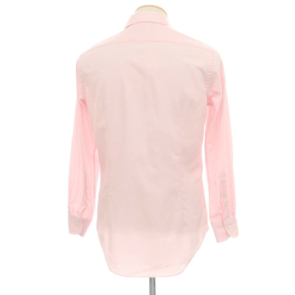 【中古】メイカーズシャツ カマクラ Makers Shirt 鎌倉 コットンポリエステル ワイドカラー ドレスシャツ ピンク【 38 】【 状態ランクB 】【 メンズ 】