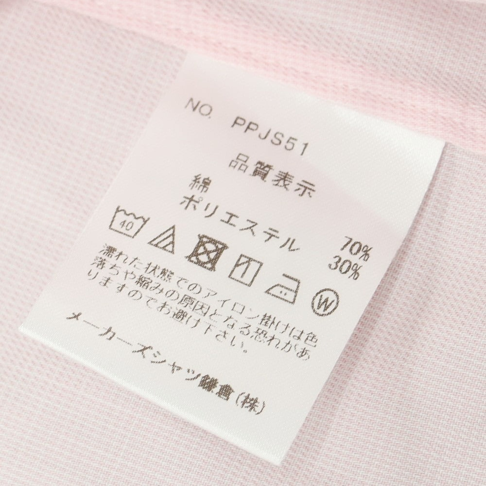【中古】メイカーズシャツ カマクラ Makers Shirt 鎌倉 コットンポリエステル ワイドカラー ドレスシャツ ピンク【 38 】【 状態ランクB 】【 メンズ 】