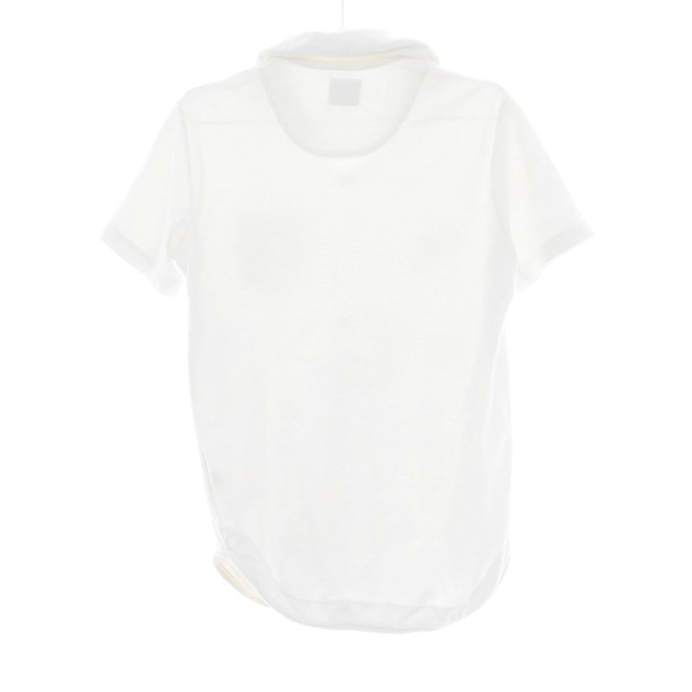 【中古】アラン ALAIN パイルコットン スキッパー 半袖ポロシャツ ホワイト【 S 】【 状態ランクC 】【 メンズ 】