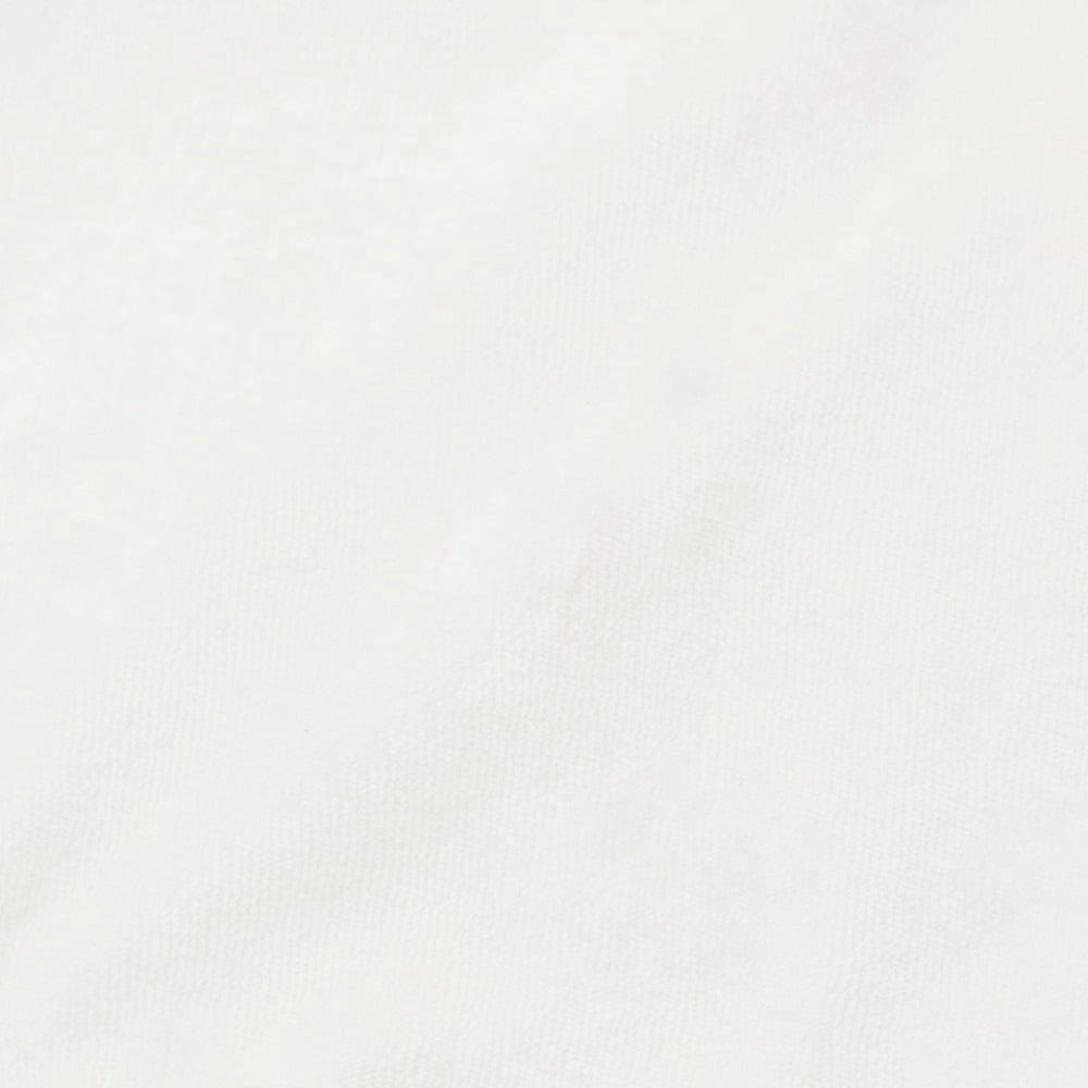 【中古】アラン ALAIN パイルコットン スキッパー 半袖ポロシャツ ホワイト【 S 】【 状態ランクC 】【 メンズ 】