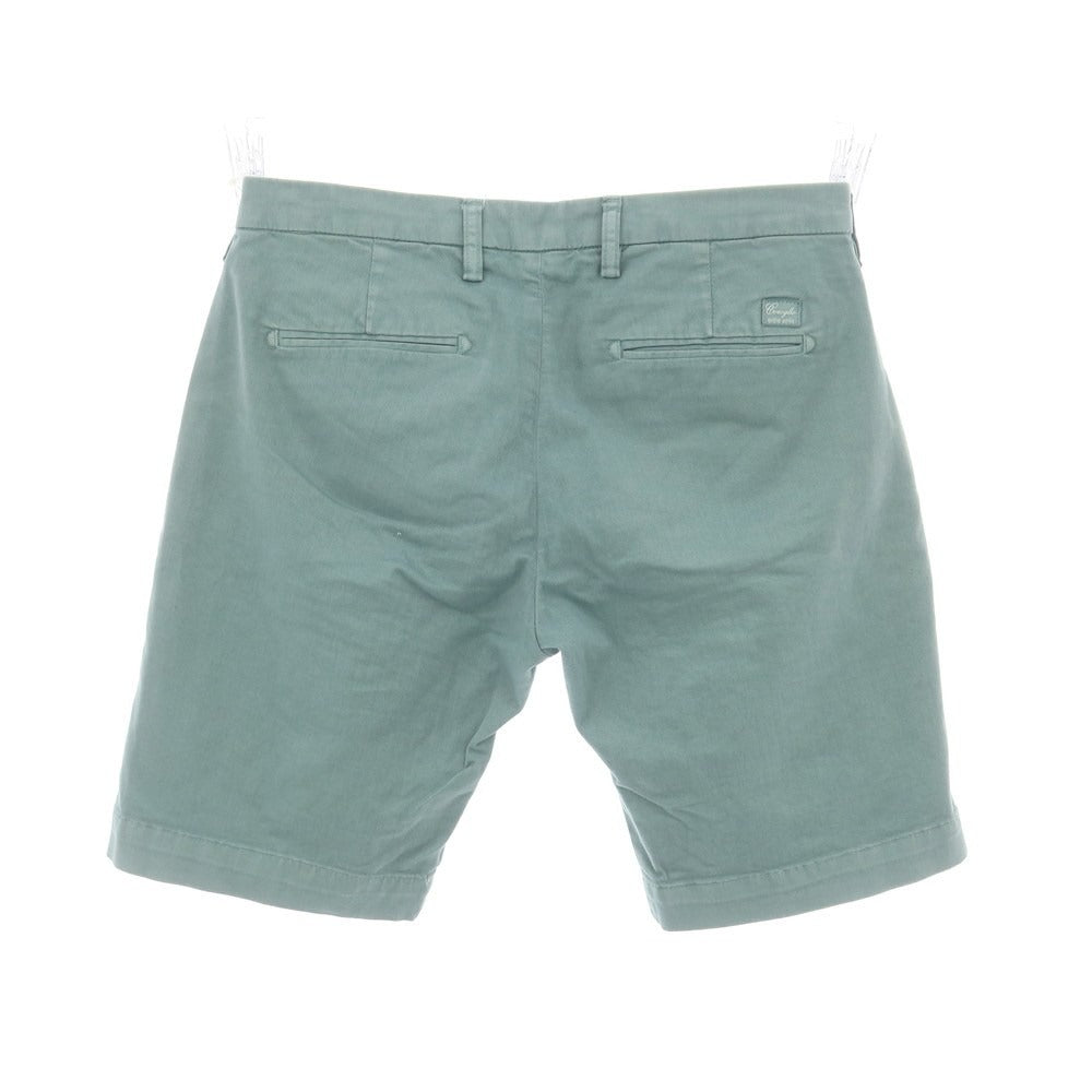 【中古】コロリオ バイ アントレアミ Coroglio by Entre Amis ストレッチ コットン ショートパンツ アッシュブルーグリーン系【 32 】【 状態ランクC 】【 メンズ 】