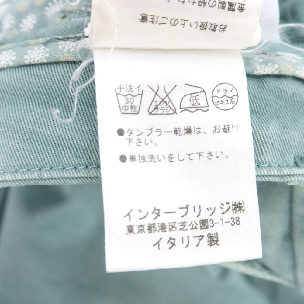 【中古】コロリオ バイ アントレアミ Coroglio by Entre Amis ストレッチ コットン ショートパンツ アッシュブルーグリーン系【 32 】【 状態ランクC 】【 メンズ 】