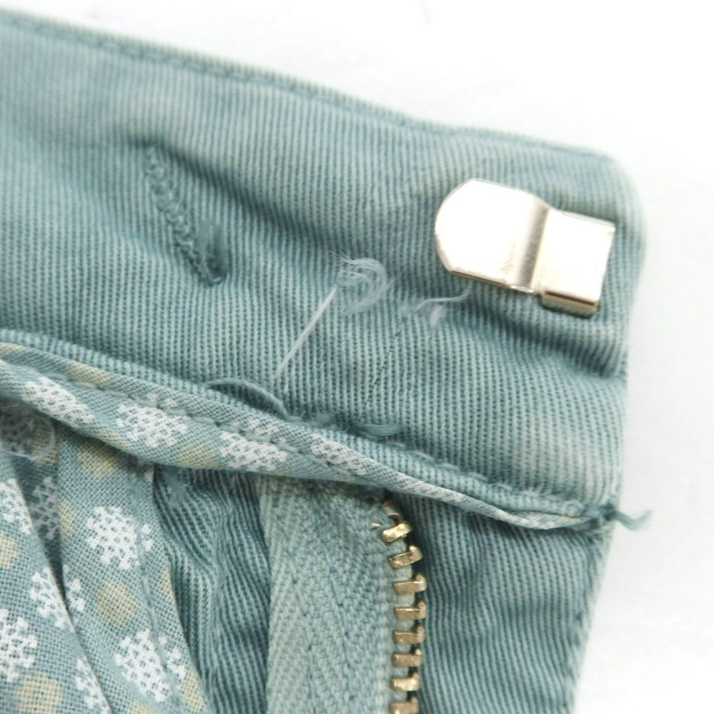 【中古】コロリオ バイ アントレアミ Coroglio by Entre Amis ストレッチ コットン ショートパンツ アッシュブルーグリーン系【 32 】【 状態ランクC 】【 メンズ 】