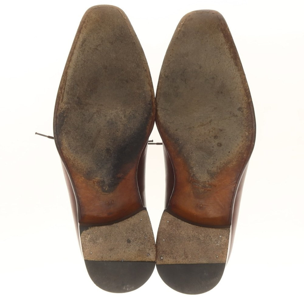 【中古】マグナーニ MAGNANNI ホールカット ドレスシューズ ブラウン【 40 】【 状態ランクD 】【 メンズ 】