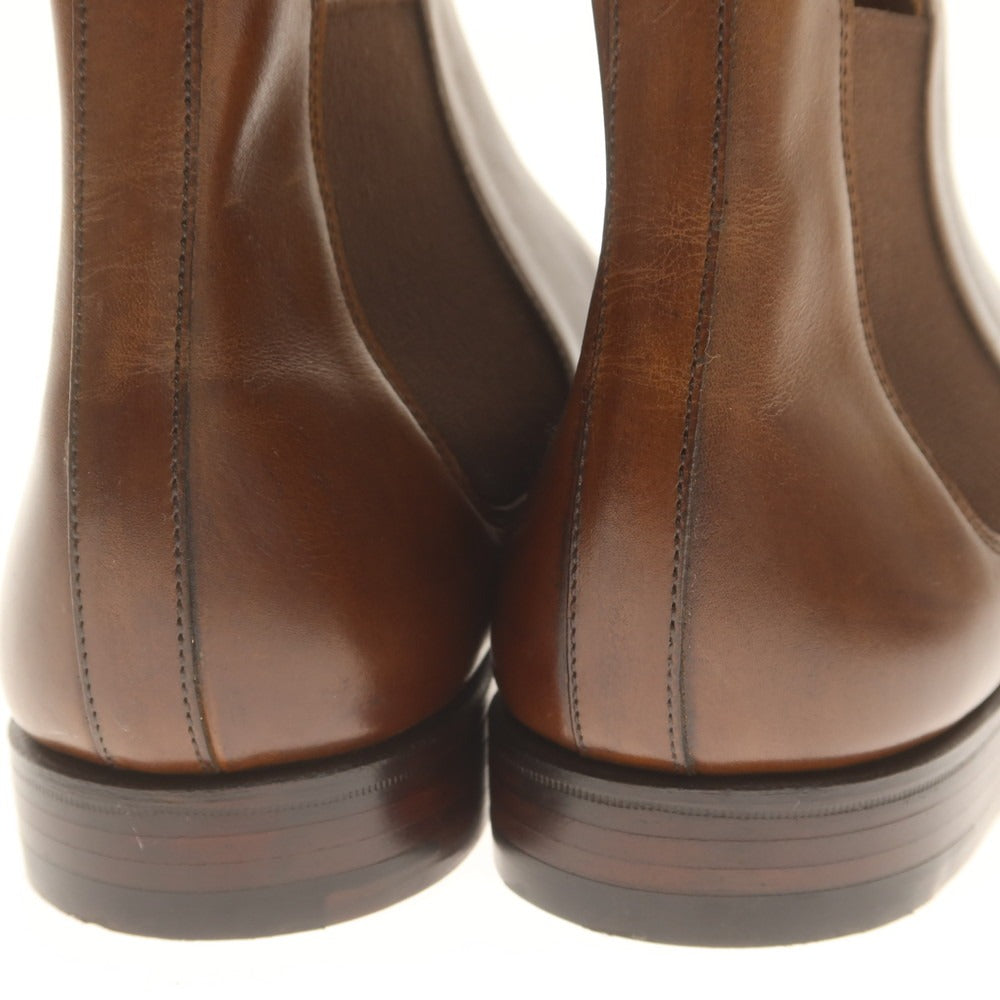 【中古】【未使用】クロケットアンドジョーンズ CROCKETT&JONES CHELSEA6 サイドゴアブーツ ブラウン【 7 1/2E 】【 状態ランクS 】【 メンズ 】