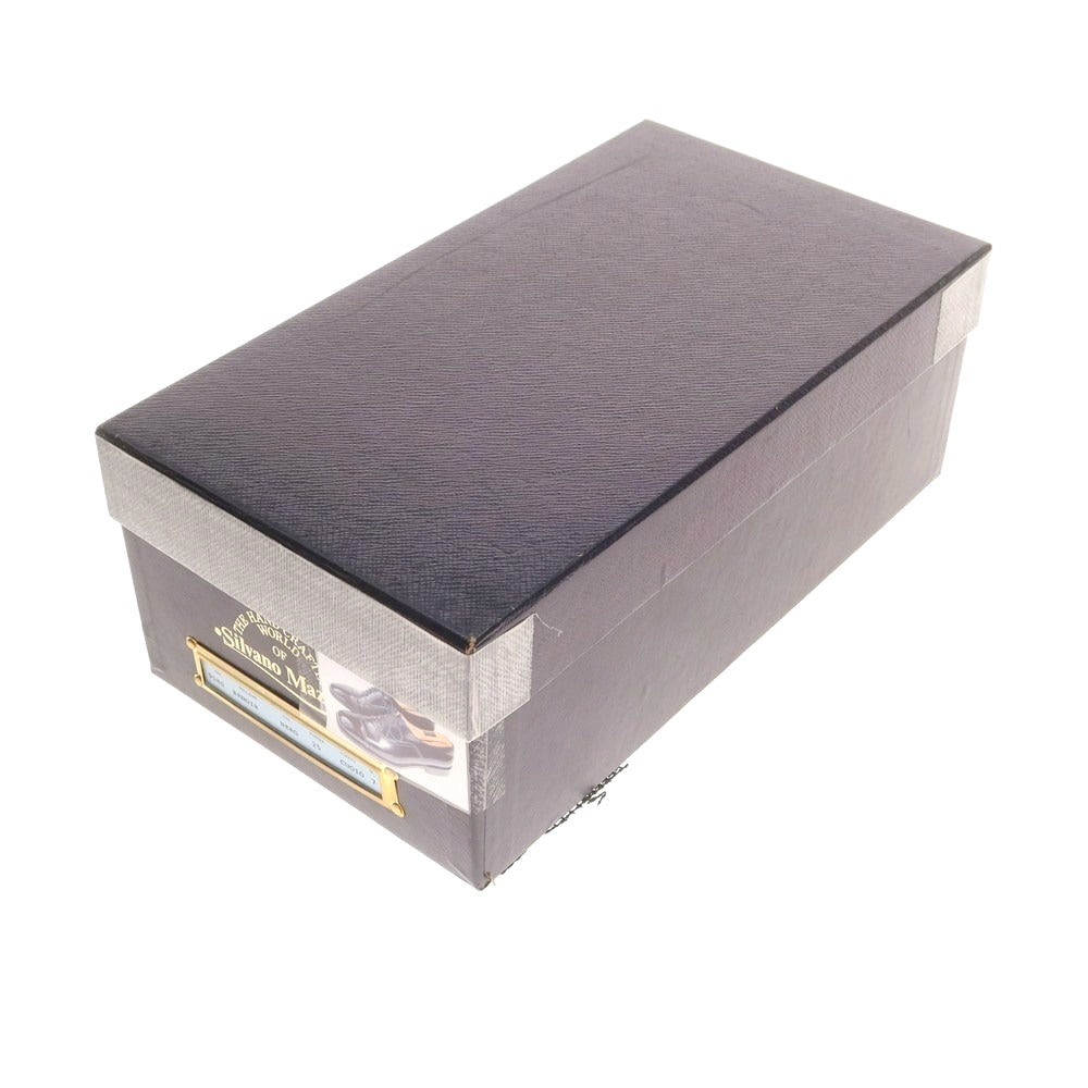 【中古】シルバノマッツァ SILVANO MAZZA ストレートチップ ドレスシューズ ブラック【 7 】【 状態ランクC 】【 メンズ 】