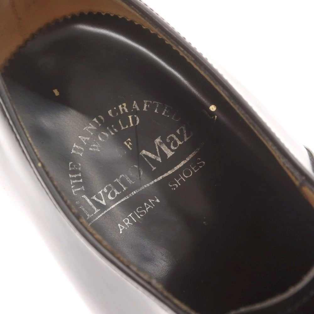 【中古】シルバノマッツァ SILVANO MAZZA ストレートチップ ドレスシューズ ブラック【 7 】【 状態ランクC 】【 メンズ 】