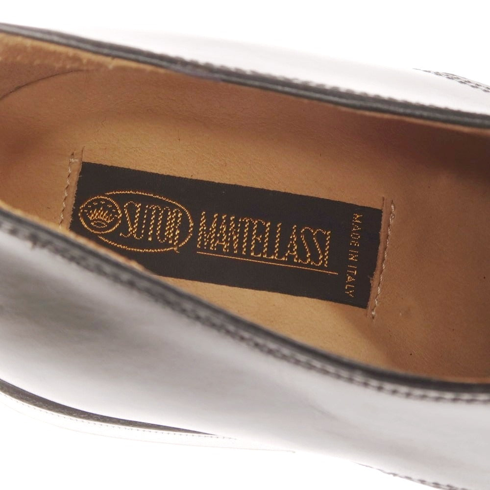 【中古】【未使用】ストールマンテラッシ SUTOR MANTELLASSI Uチップ ドレスシューズ ブラック【 41 】【 状態ランクS 】【 メンズ 】