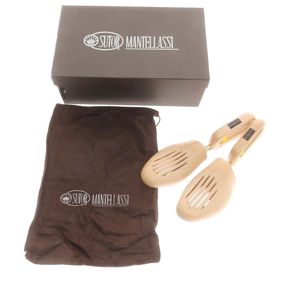 【中古】【未使用】ストールマンテラッシ SUTOR MANTELLASSI Uチップ ドレスシューズ ブラック【 41 】【 状態ランクS 】【 メンズ 】