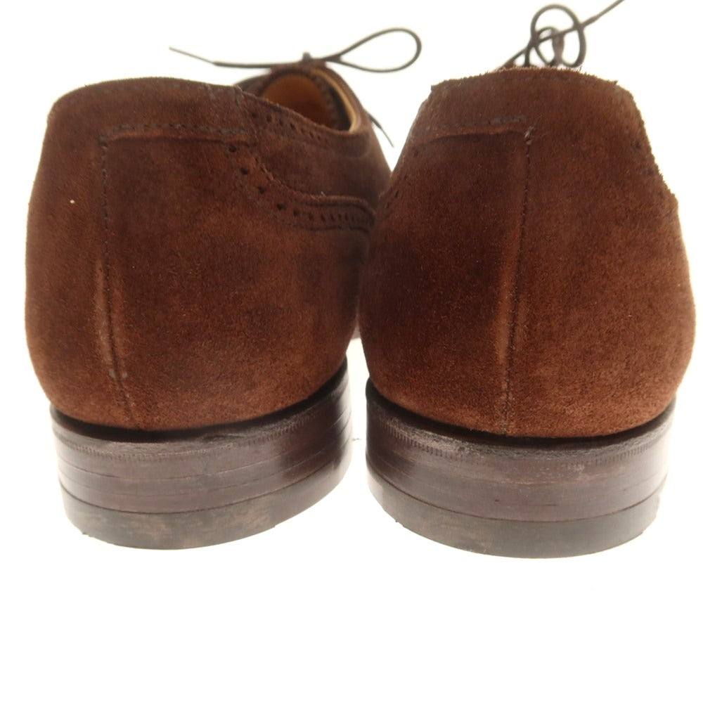 【中古】【未使用】クロケットアンドジョーンズ CROCKETT&JONES DRUMMOND スエード ウイングチップ ドレスシューズ ブラウン【 7E 】【 状態ランクS 】【 メンズ 】