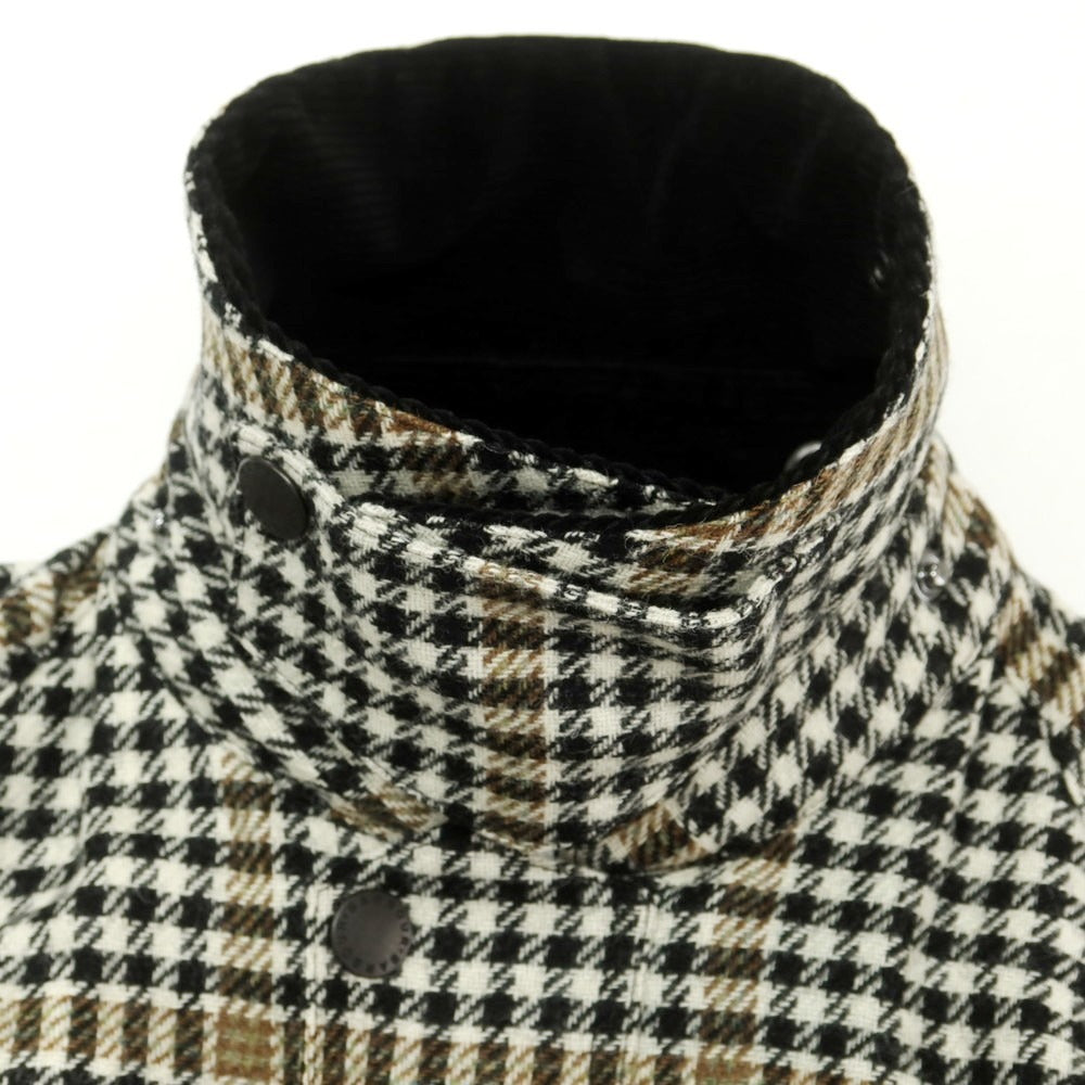 【中古】バブアー Barbour ウール チェック ビデイルジャケット ブラックxホワイト【 38 】【 状態ランクB 】【 メンズ 】
