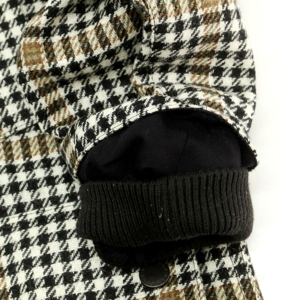 【中古】バブアー Barbour ウール チェック ビデイルジャケット ブラックxホワイト【 38 】【 状態ランクB 】【 メンズ 】
