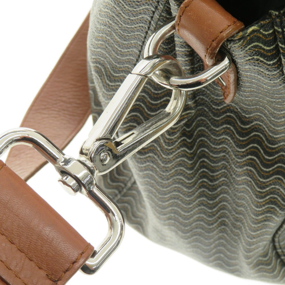 【中古】ザネラート ZANELLATO POSTINA M+ ブランディン ポスティーナ ショルダーバッグ ダークグレー【 状態ランクC 】【 メンズ 】