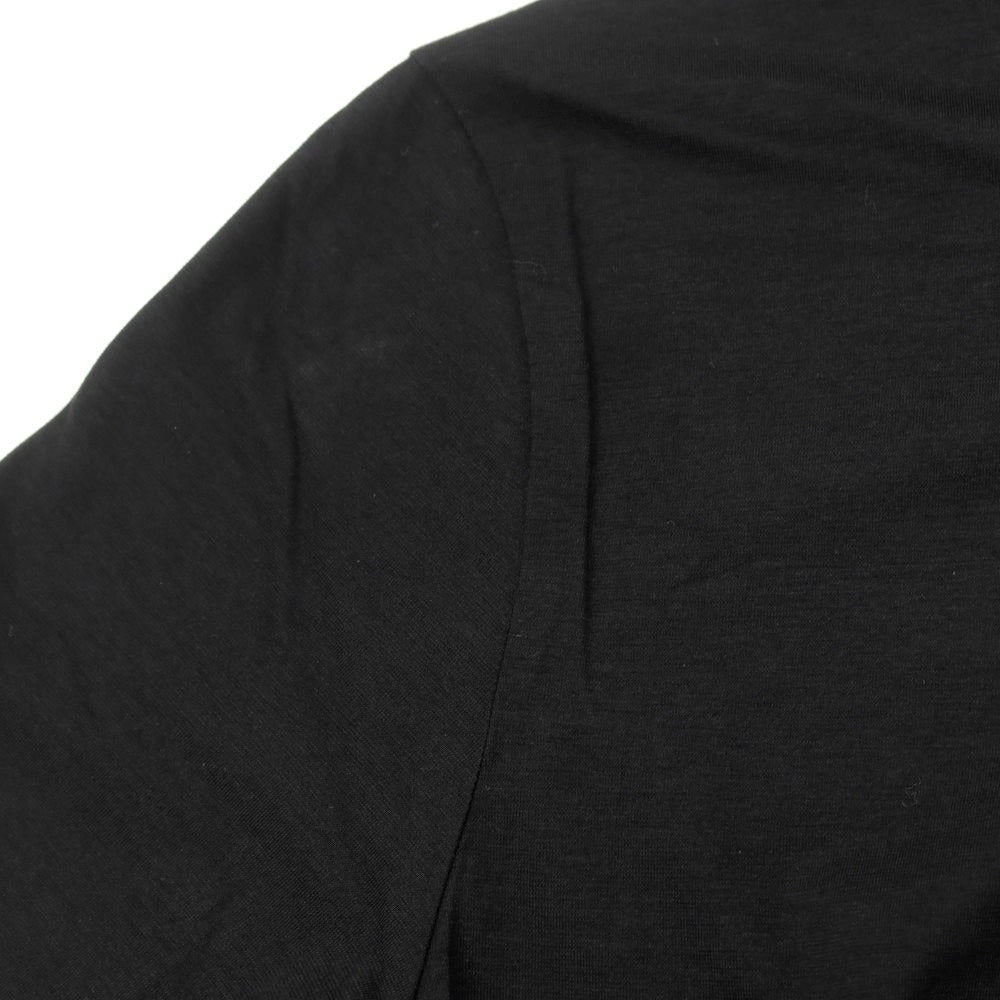 【新品アウトレット】クルチアーニ CRUCIANI ストレッチコットン 半袖Tシャツ ブラック【 48 】【 状態ランクN- 】【 メンズ 】
