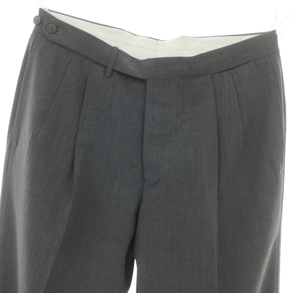 【中古】ロータ ROTA タイユアタイ別注 ウール ドレススラックスパンツ グレー【 50 】【 状態ランクA 】【 メンズ 】