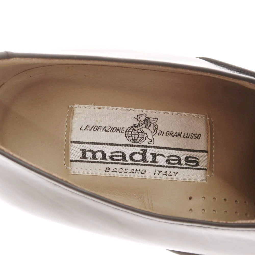 【中古】マドラス MADRAS ストレートチップ ドレスシューズ ブラック【 25 1/2EEE 】【 状態ランクA 】【 メンズ 】