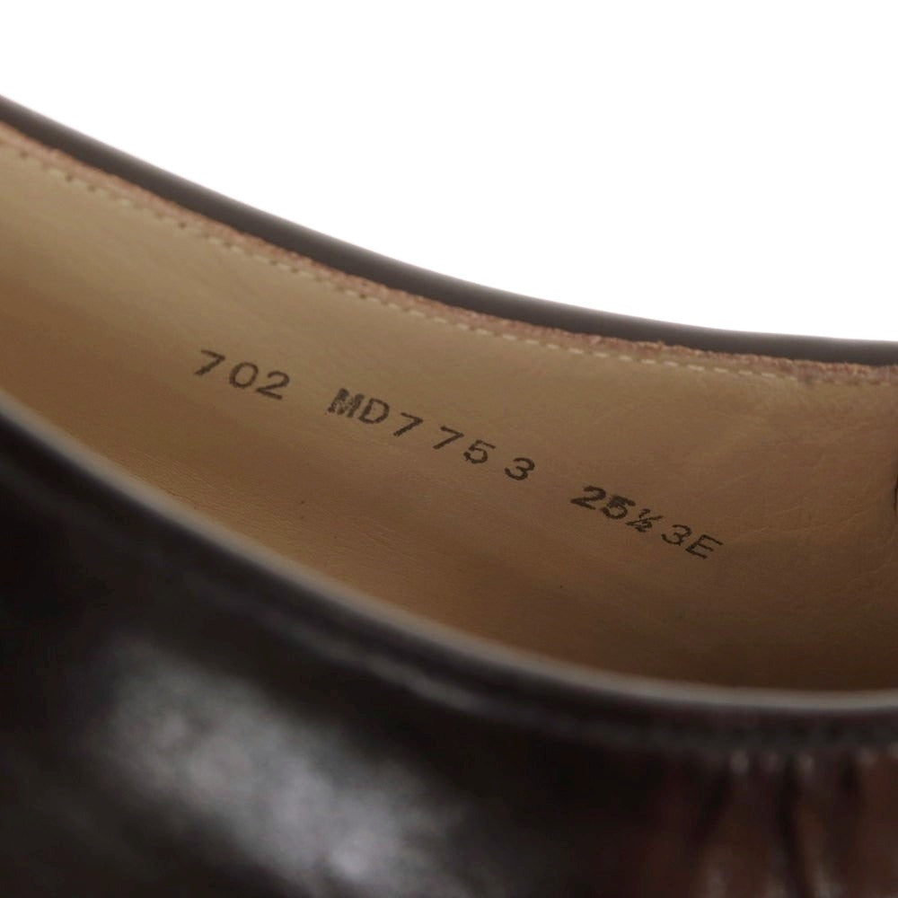 【中古】マドラス MADRAS ストレートチップ ドレスシューズ ブラック【 25 1/2EEE 】【 状態ランクA 】【 メンズ 】