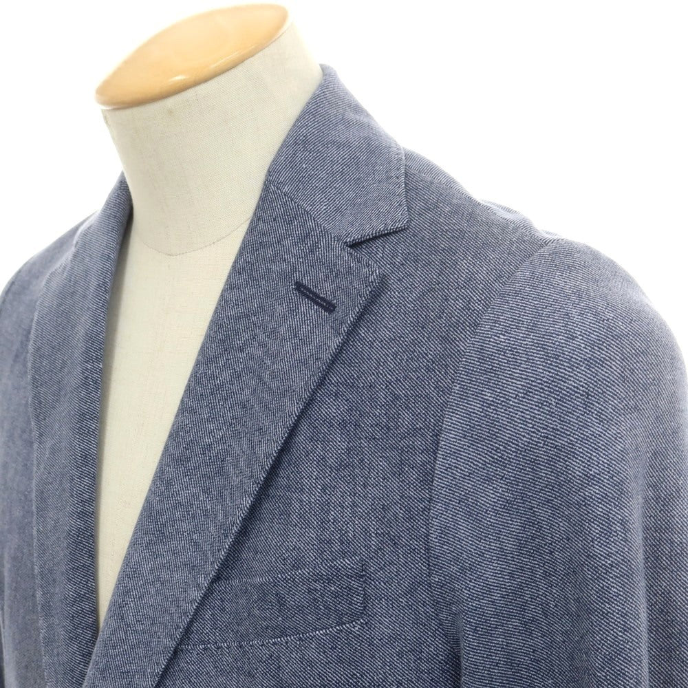 【中古】チルコロ1901 CIRCOLO 1901 コットン ジャージー 2B カジュアルジャケット ネイビー【 44 】【 状態ランクC 】【 メンズ 】