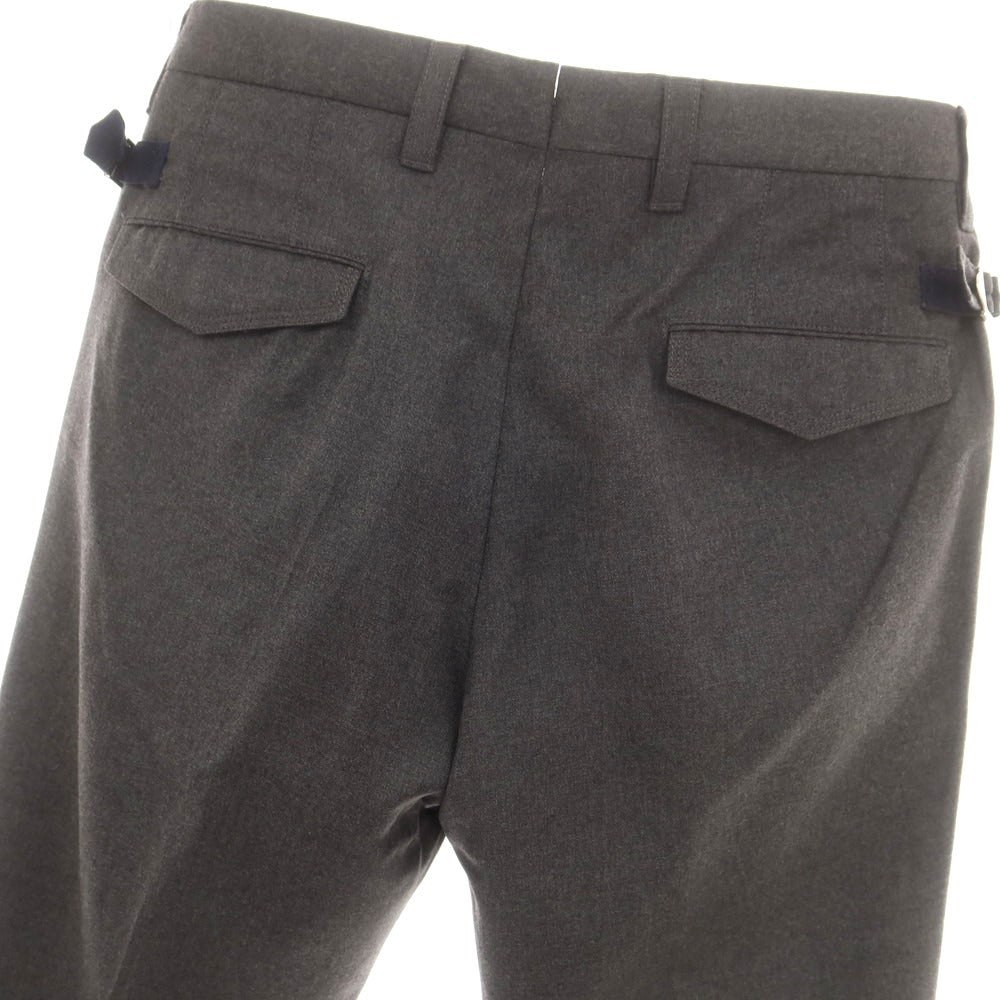 【中古】ピーティーゼロウーノ PT01 ウール カジュアルスラックスパンツ グレー【 46 】【 状態ランクB 】【 メンズ 】